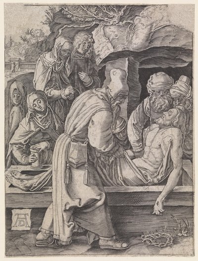 Kristi begravelse af Albrecht Dürer