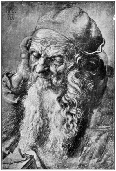 Head of Old Man, slutningen af det 15.-begyndelsen af det 16. århundrede, 1912. af Albrecht Dürer