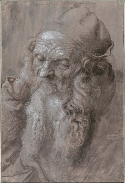 Leder af en gammel mand, 1521 af Albrecht Dürer