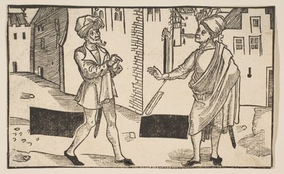 Hecyra, fra The Comedie of Terence, genoptryk fra det 19. århundrede.n.d. af Albrecht Dürer
