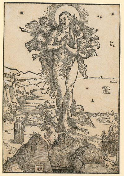 De hellige biskopper Nikolaus, Ulrich og Erasmus af Albrecht Dürer
