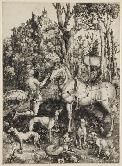 Den hellige Eustachius af Albrecht Dürer