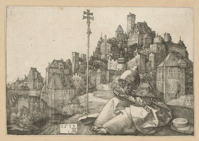 Sankt Antonius læser af Albrecht Dürer
