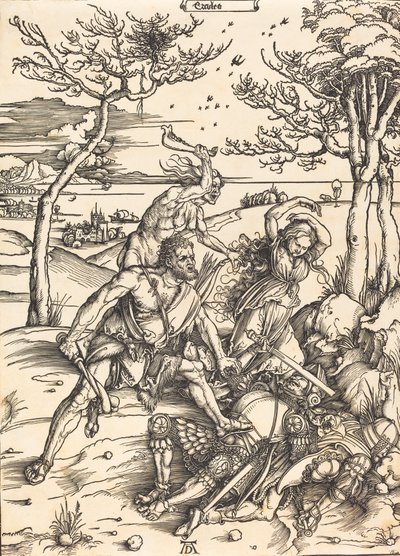 Hercules erobrer Cacus Hercules, ca. 1496 af Albrecht Dürer