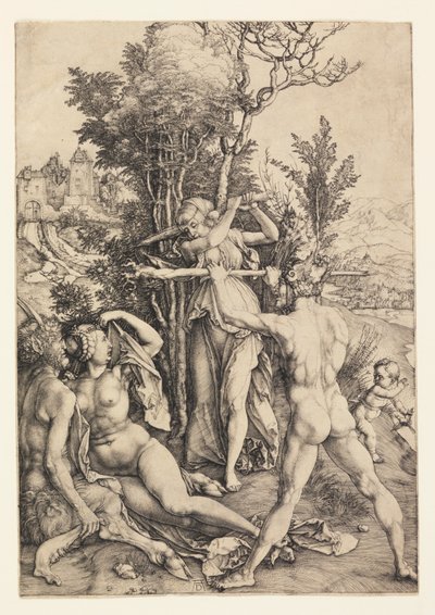 Hercules at the Crossroads (The Effects of Jalousy) af Albrecht Dürer