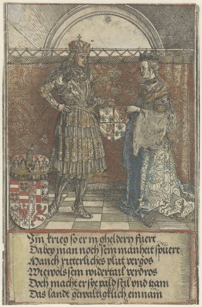 Det burgundiske ægteskab: Maximilian gifter sig med Maria af Bourgogne Kejser Maximilian I