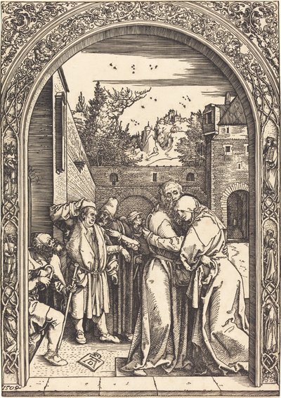 Joachim og Anna ved Den Gyldne Port, 1504. af Albrecht Dürer