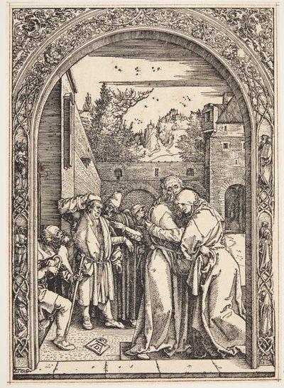 Joachim og St. Ann mødes ved Den Gyldne Port af Albrecht Dürer