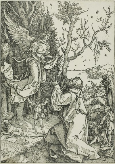 Joachim og englen, fra Jomfruens liv af Albrecht Dürer