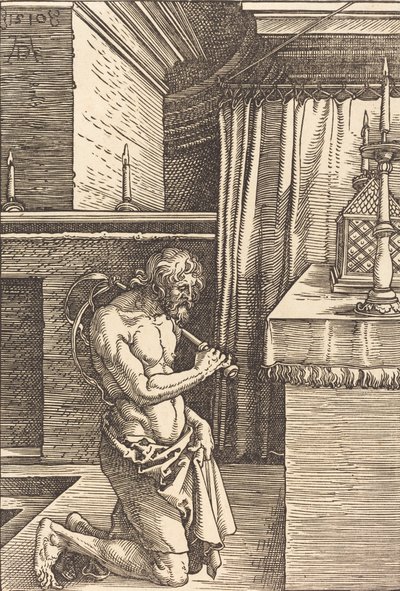 Kong David gør bod, 1510. af Albrecht Dürer