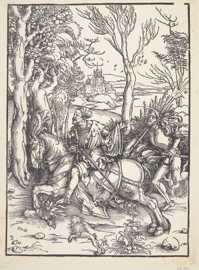 Ridder og lansquenet af Albrecht Dürer