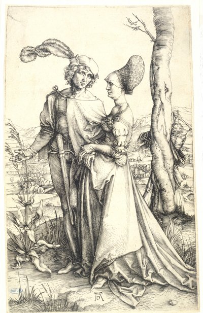 Spadsereturen (Bartsch 94) af Albrecht Dürer