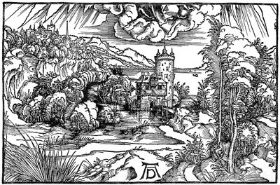 Landskab, 1498, 1936 af Albrecht Dürer