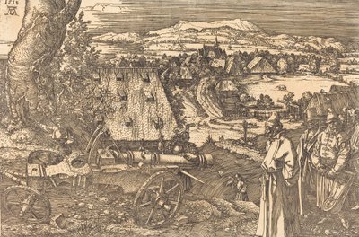 Landskab med kanonen, 1518. af Albrecht Dürer