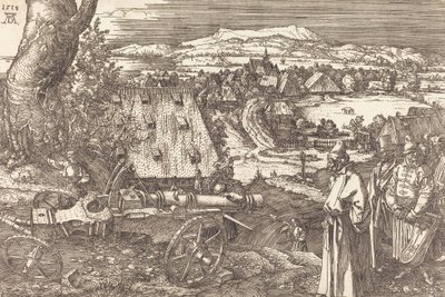 Landskab med kanonen, 1518. af Albrecht Dürer