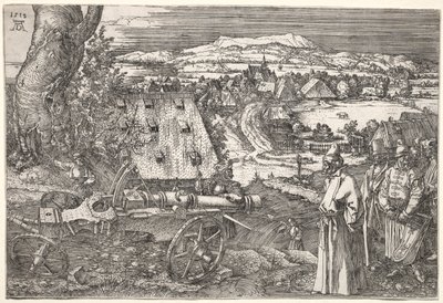 Landskab med kanonen, 1518. af Albrecht Dürer