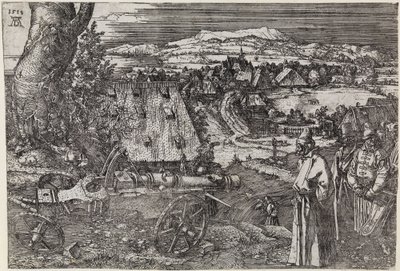 Landskab med kanon (Den store kanon; Kanonen) af Albrecht Dürer