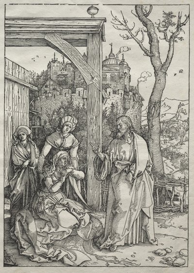 Jomfruens liv: Kristus tager afsked med sin mor af Albrecht Dürer