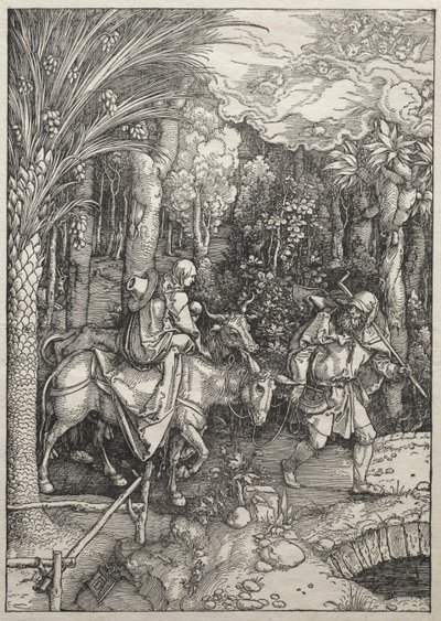 Jomfruens liv: Flugt til Egypten af Albrecht Dürer
