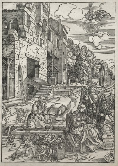 Jomfruens liv: Resten i Egypten, 1504-1505. af Albrecht Dürer