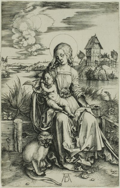 Madonna med aben af Albrecht Dürer