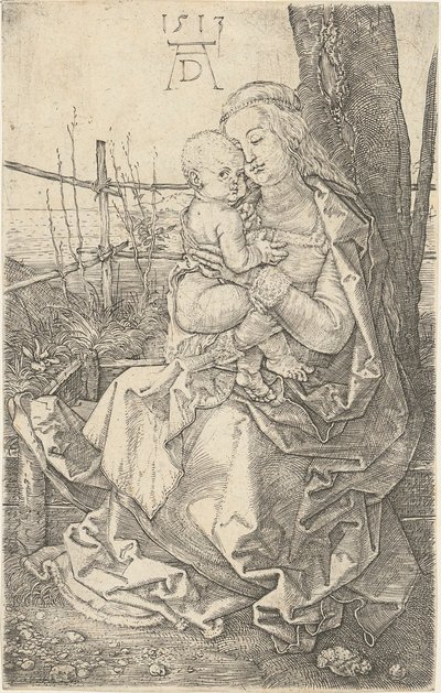 Maria med barnet ved træet af Albrecht Dürer