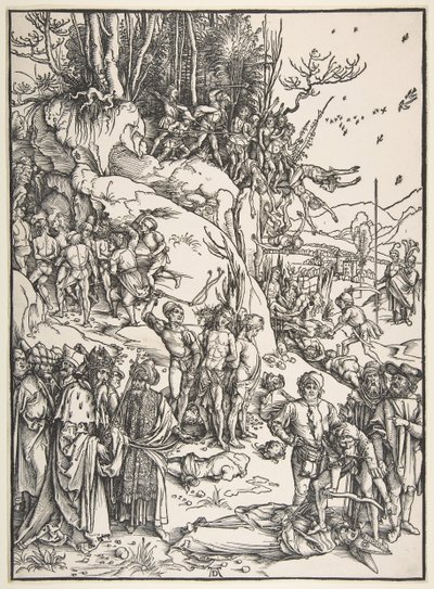 De ti tusinds martyrium.n.d. af Albrecht Dürer