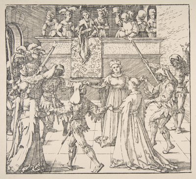 Maskeradedans med fakler, 1922. af Albrecht Dürer