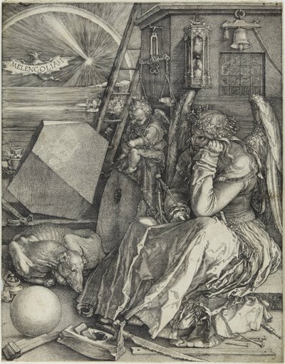Melancolia I, 1514. af Albrecht Dürer