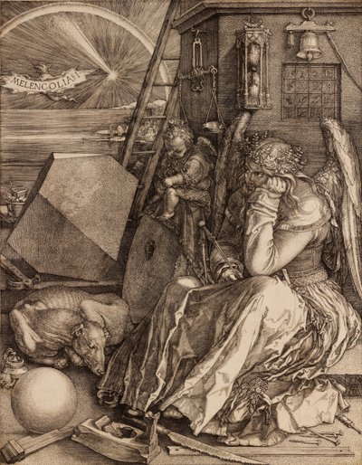 Melencolia I, 1514 af Albrecht Dürer