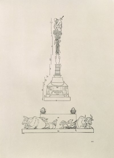 Monument til minde om sejren over bønderne, fra 