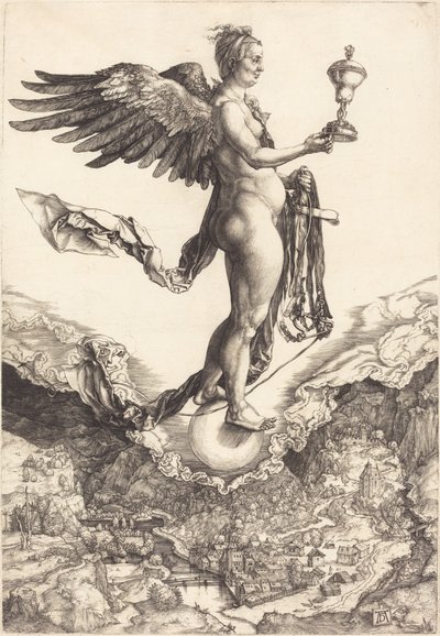 Nemesis (Den store formue) af Albrecht Dürer