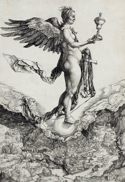 Nemesis (Den store lykke) af Albrecht Dürer
