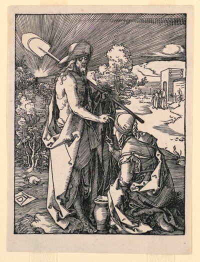 Noli me Tangere (Kristus viser sig for Maria Magdalena), fra The Little Passion Series af Albrecht Dürer