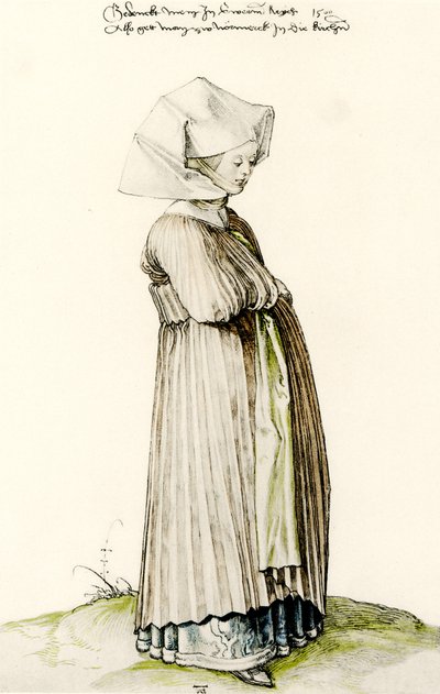 Nürnberg kirkegænger af Albrecht Dürer