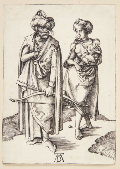 orientalsk familie af Albrecht Dürer