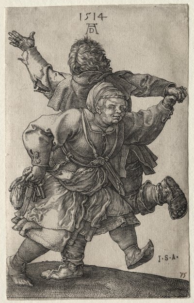 Et bondepar, der danser af Albrecht Dürer