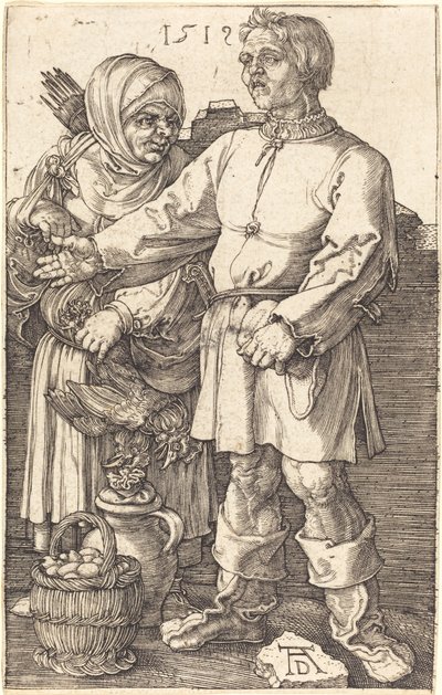 Bondepar på Marked af Albrecht Dürer