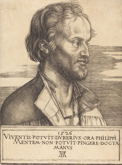 Philip Melanchthon, 1526. af Albrecht Dürer