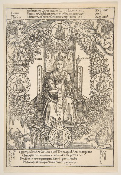 Filosofi.n.d. af Albrecht Dürer