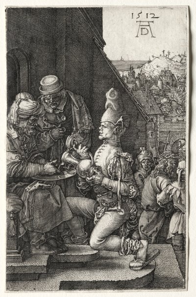 Pilatus vasker sine hænder, 1512. af Albrecht Dürer