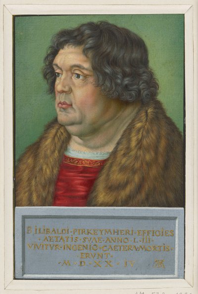 Portræt af Willibald Pirckheimer af Albrecht Dürer