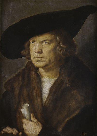 Portræt af en ukendt mand af Albrecht Dürer