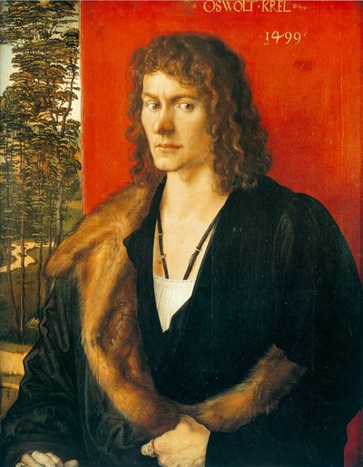 Portræt af Oswolt Krel: Oswolt Krel af Albrecht Dürer