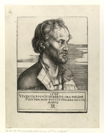 Portræt af Philip Melanchthon, 1526 af Albrecht Dürer