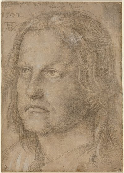 Portræt af en mand af Albrecht Dürer