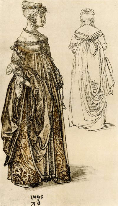 Posh venetiansk dame af Albrecht Dürer