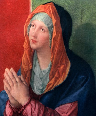 Praying Mary, 1518, 1936 af Albrecht Dürer