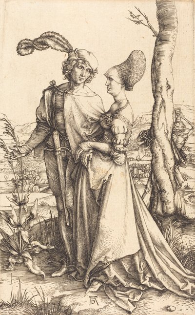Promenade, ca. 1497. af Albrecht Dürer