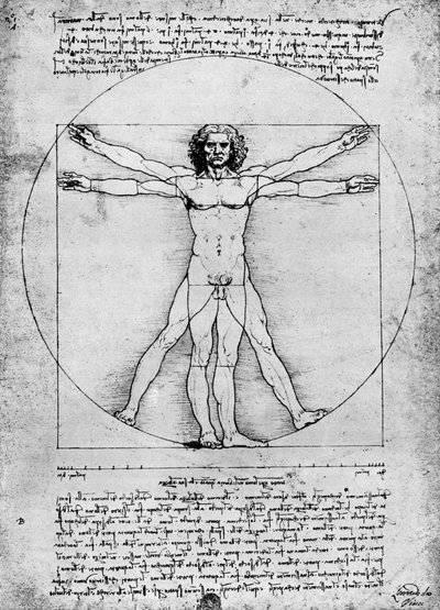 Proportioner af den menneskelige figur, c1492, 1936 af Albrecht Dürer